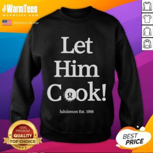 Good Min Woo Lee Let Him Cook sweatshirt design featuring bold graphics and a stylish fit for casual wear.