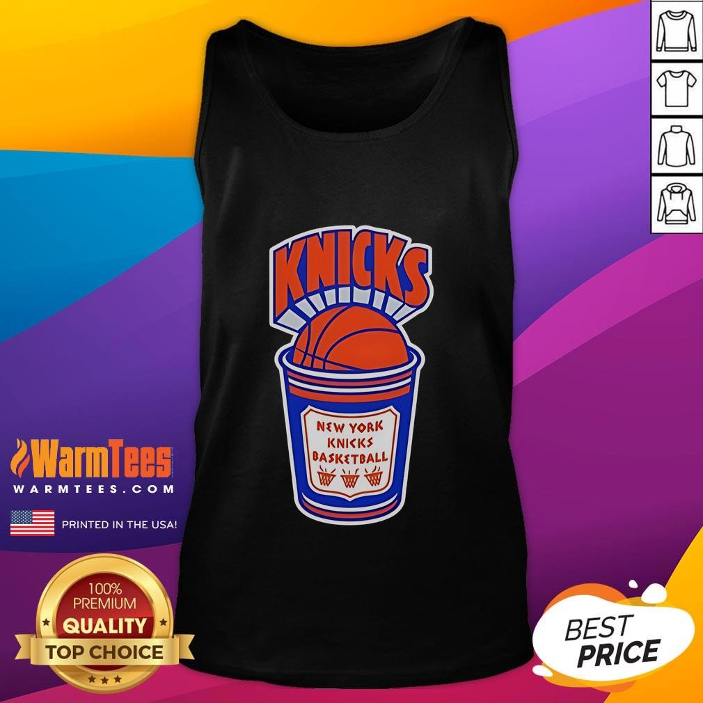 Good New York Knicks Hardwood Classics Brew City Tank Top showcasing vibrant team colors and retro design.
