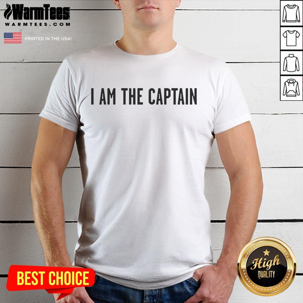 Alt Text: Good Scooter I Am The Captain T-Shirt featuring a fun graphic design, perfect for scooter enthusiasts and casual wear.