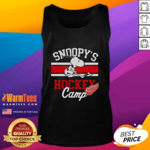 Good Snoopy Detroit Red Wings Snoopy's Camp Tank Top in vibrant colors, featuring a playful Snoopy design.