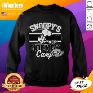 Good Snoopy Los Angeles Kings sweatshirt from Snoopy's Hockey Camp featuring all NHL teams, perfect for fans and collectors.