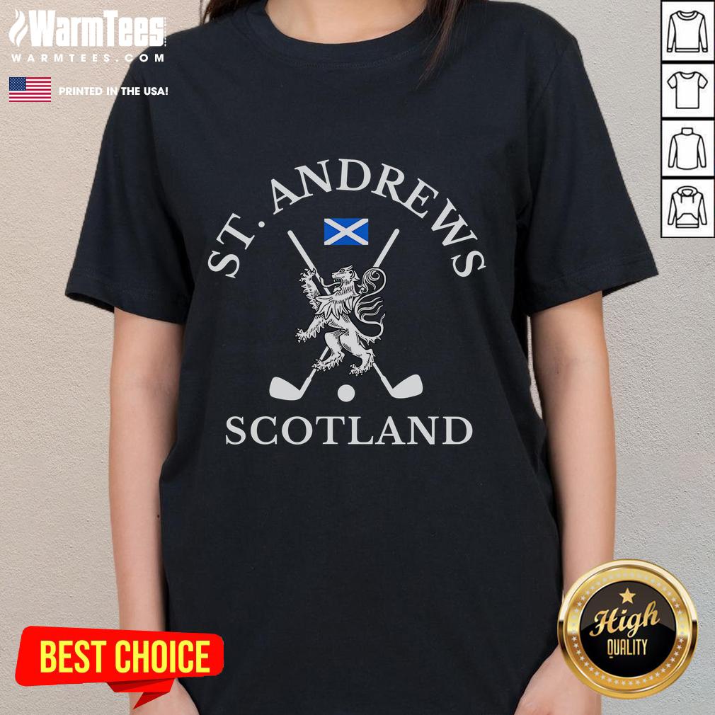 Alt Text: Ladies tee at Good St. Andrews Golf Course in Scotland, featuring lush greenery and scenic views for a perfect round.