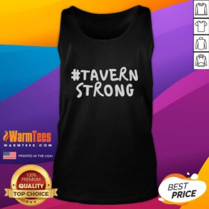 Good Tavern Strong 9/11 Tank Top featuring a bold design, perfect for casual wear and honoring remembrance.