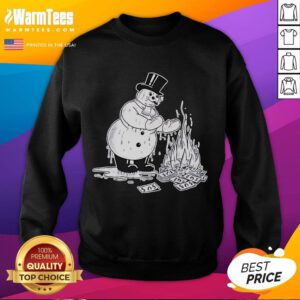 Alt Text: Cozy Good They Might Be Giants Snowman Sweatshirt featuring a playful snowman design, perfect for winter wear.