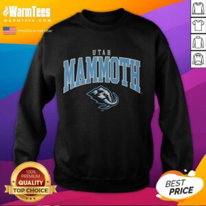 Good Utah Mammoth Classic Logo Sweatshirt featuring bold logo design on a comfortable fabric background.