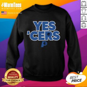 Good Yes Cers Indiana Pacers Season Campaign sweatshirt showcasing team spirit and vibrant colors for fans.