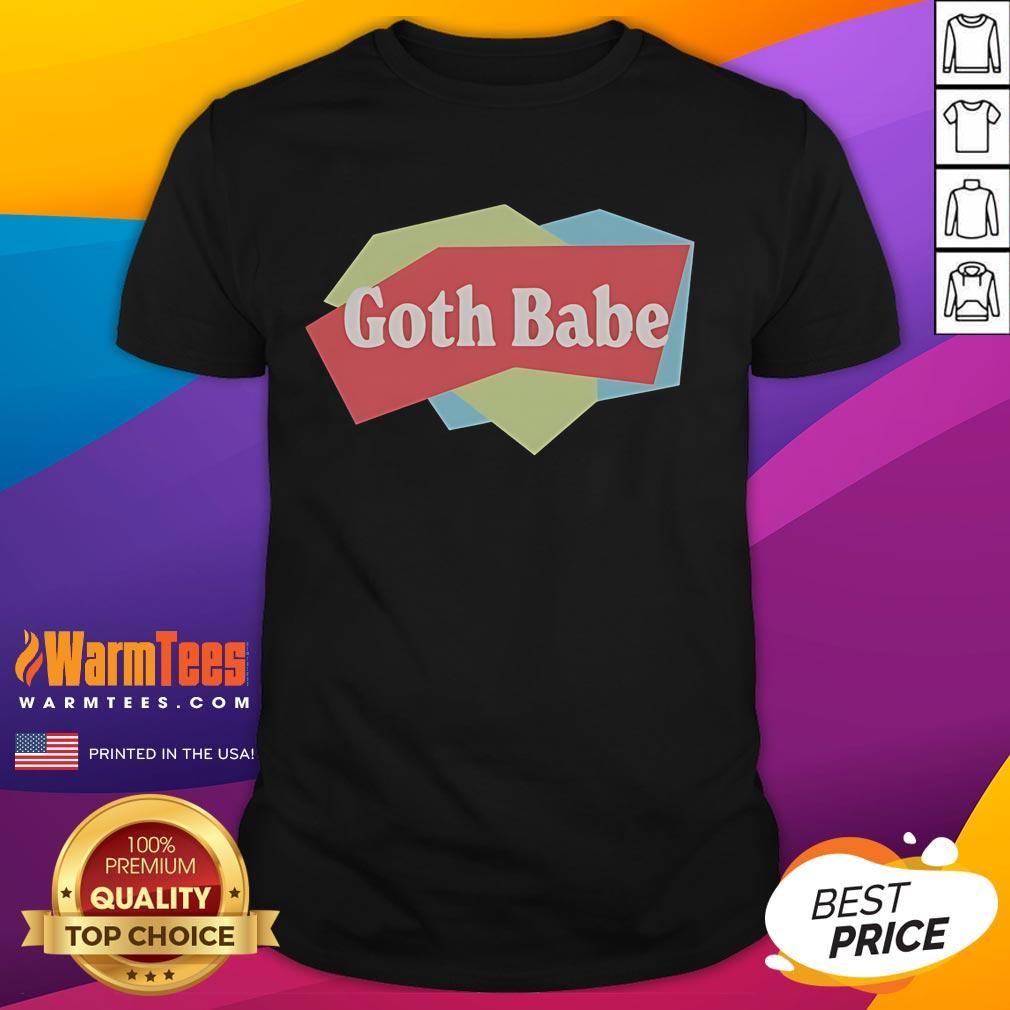 Alt Text: Goth Babe The Lola Tour 2023 T-Shirt featuring a stylish graphic design, perfect for fans of alternative music fashion.