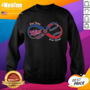 Happy Minnesota Twins One Team One Goal sweatshirt featuring a vibrant design, perfect for fans showing team spirit.
