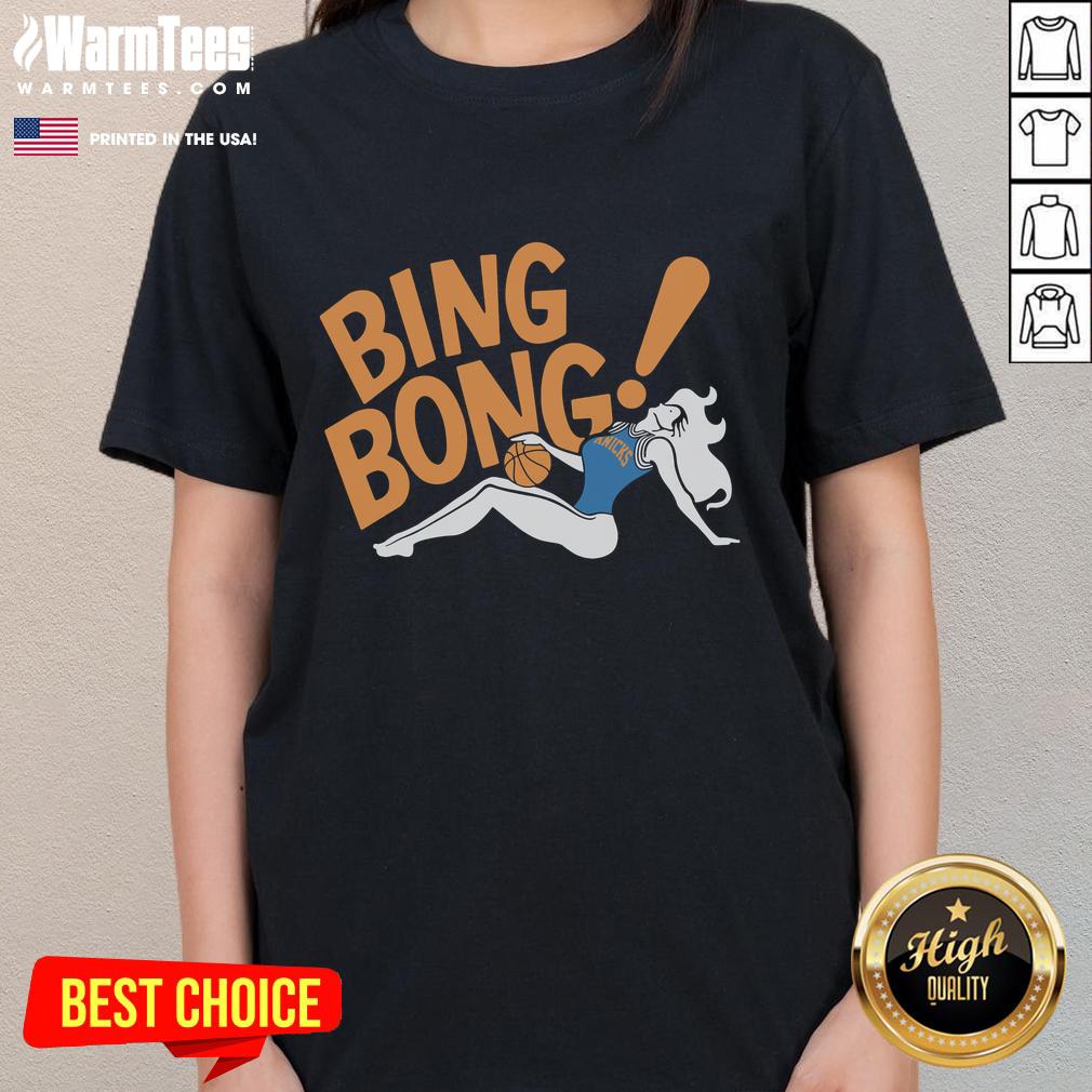 Hot Bada Bing Bong Ladies Tee featuring a vibrant design, perfect for casual wear and expressing fun personality.
