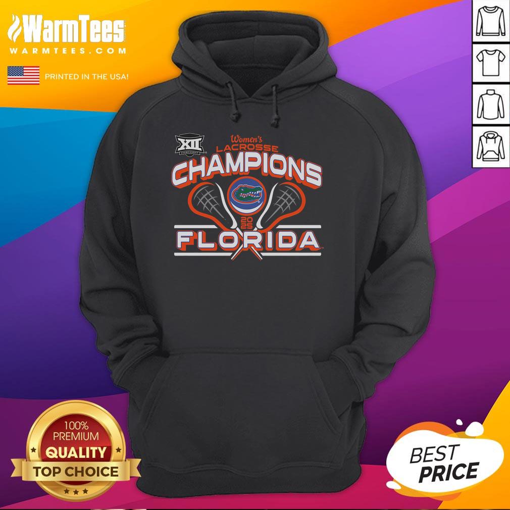 Hot Florida Gators 2025 Big 12 Women's Lacrosse Conference Tournament Champions Hoodie for fans and supporters.