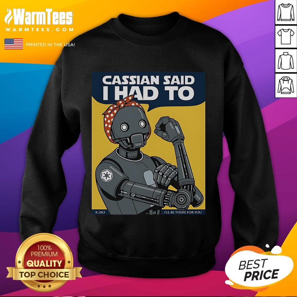 Alt Text: Cozy I'll Be There For You sweatshirt by Nice Cassian, perfect for casual wear and expressing friendship.