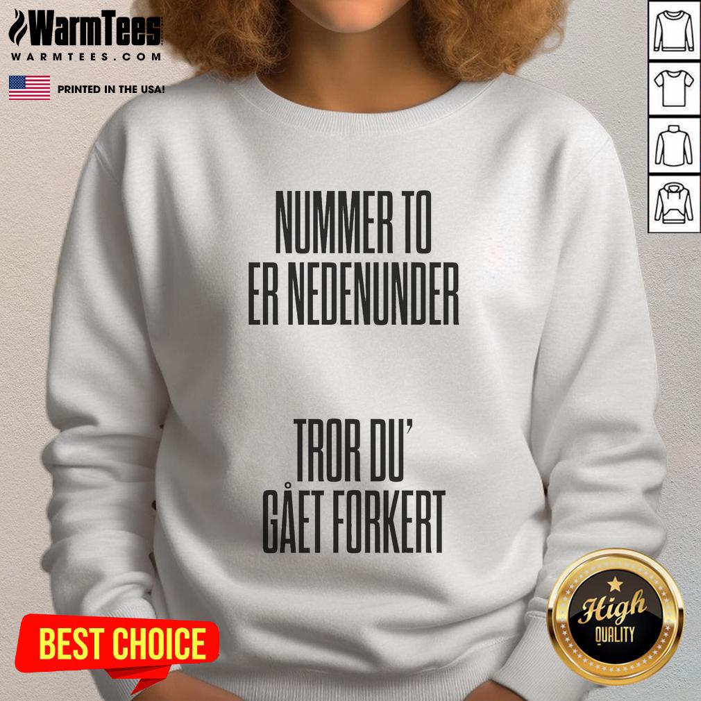 Stylish Nice Tessa Nummer sweatshirt featuring unique design, perfect for casual wear and trendy outfits.