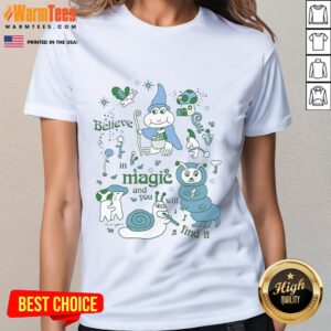 Official Believe In Magic And You Will Find It Tom Bingham Ladies Tee featuring a stylish design and vibrant colors.