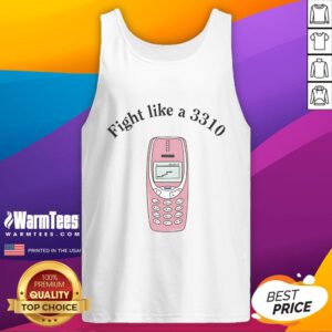 Alt Text: Official Fight Like A 3310 Tank Top showcasing a bold design, perfect for fitness enthusiasts and fans.