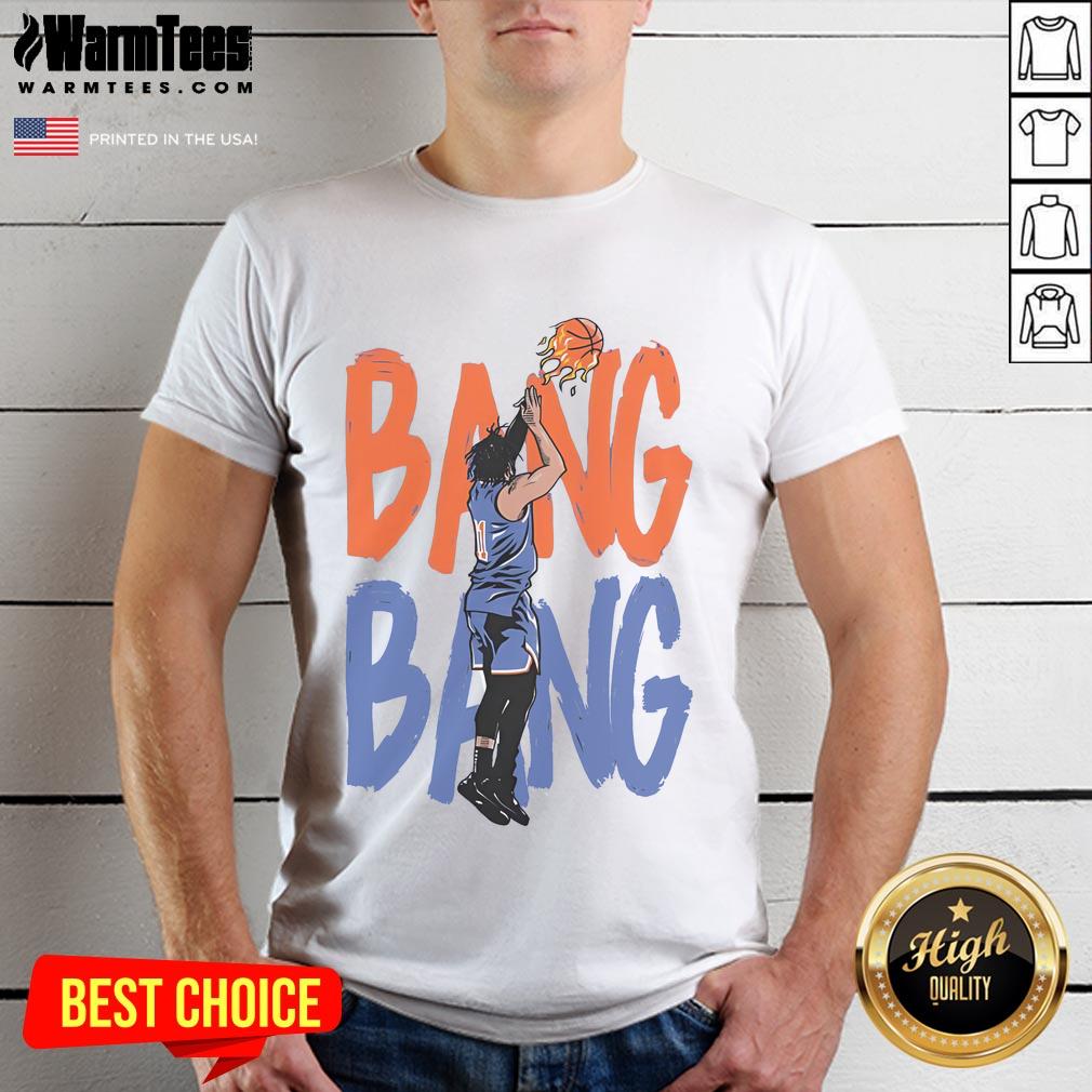 Official JB Bang Bang T-Shirt featuring vibrant graphics and a stylish design, perfect for fans and casual wear.