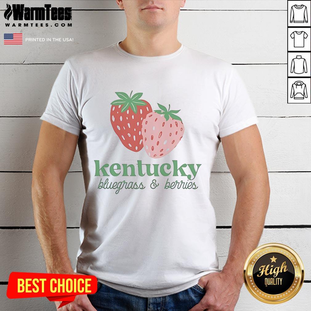 Official Kentucky The Berries And Bluegrass T-Shirt featuring vibrant graphics celebrating Kentucky's heritage.