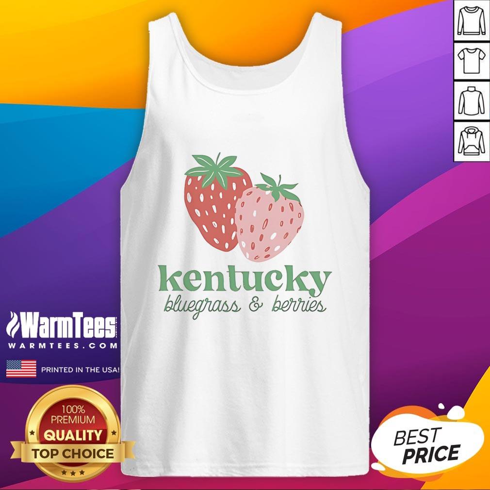 Official Kentucky The Berries and Bluegrass Tank Top featuring vibrant design and comfortable fit for summer wear.