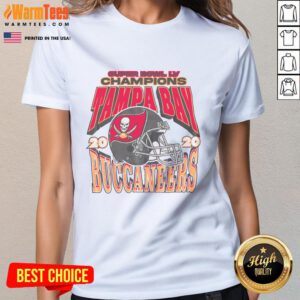 Official Tampa Bay Buccaneers Relaxed Ladies Tee featuring team logo and stylish design for female fans.