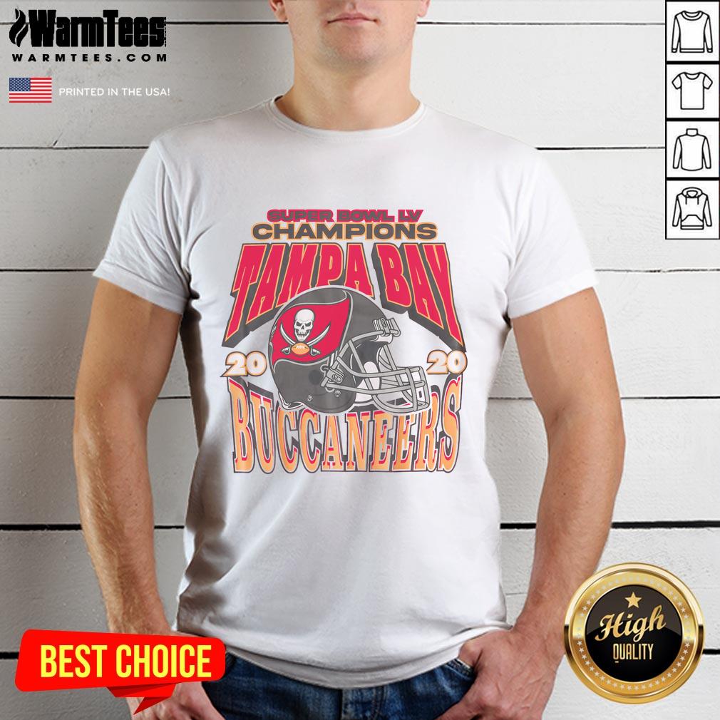 Official Tampa Bay Buccaneers Relaxed T-Shirt in team colors, featuring the logo, perfect for game day and casual wear.