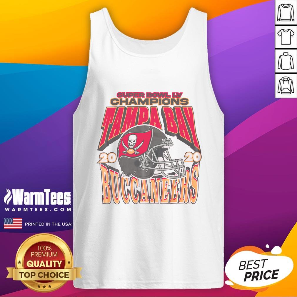 Official Tampa Bay Buccaneers relaxed tank top featuring team colors and logo, perfect for game day or casual wear.