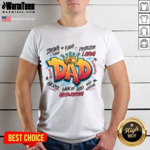 Awesome Dad Quotes Father's Day T-Shirt featuring humorous sayings for celebrating dads on their special day.