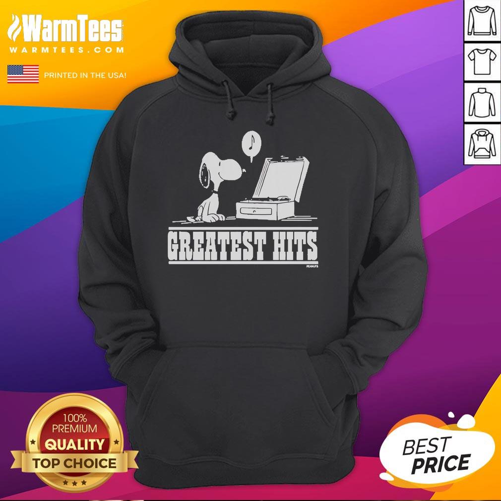 Awesome Greatest Hits X Snoopy Peanuts Hoodie featuring vibrant graphics and a cozy design for fans.