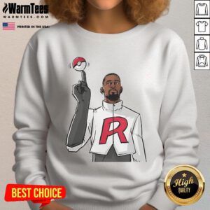 Kevin Durant in a vibrant Pokmon sweatshirt, excited to join the Rockets, showcasing his unique style and fandom.