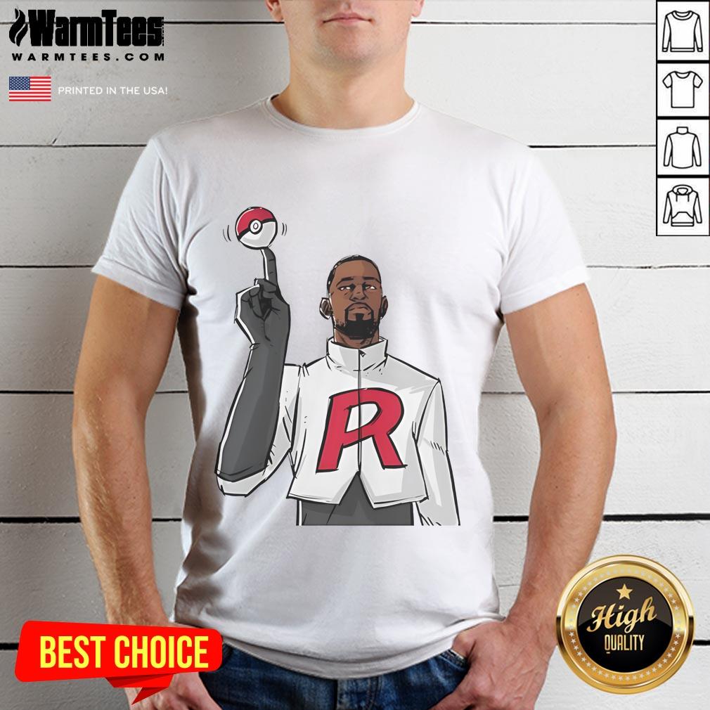 Awesome Kevin Durant Joins Rockets Pokmon T-Shirt featuring vibrant graphics of Durant and Pokmon characters.