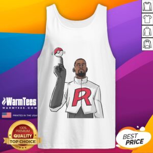 Kevin Durant in a vibrant Pokemon tank top, showing off style as he joins the Rockets on the basketball court.
