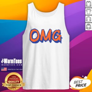 Awesome NY OMG New York baseball tank top featuring a stylish design perfect for fans and summer outings.
