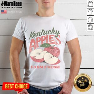 Awesome The Farm Fresh Kentucky Apples T-Shirt featuring vibrant apple graphics and a comfortable fit for apple lovers.