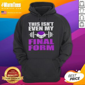 Awesome This Isn't Even My Final Form Hoodie in black, featuring bold graphic design and a stylish, comfortable fit.