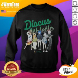Cute blue Archive Discus athletic sweatshirt featuring a stylish design, perfect for casual wear and sports activities.