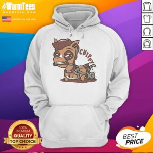 Alt Text: Adorable Chippy the Bit hoodie in vibrant colors, perfect for cozy casual wear and showcasing your unique style.