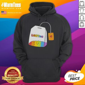 Funny Pride Equal Rights Hoodie featuring a cute LGBTea pun, perfect for celebrating LGBTQ+ pride and equality.