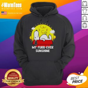 Alt Text: Cute Snoopy Furr-Ever Sunshine Hoodie featuring vibrant colors and adorable Snoopy design for cozy comfort.