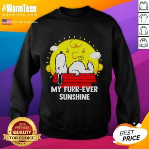 Cute Snoopy Furr Ever Sunshine Sweatshirt featuring a playful Snoopy graphic on a cozy, stylish design.
