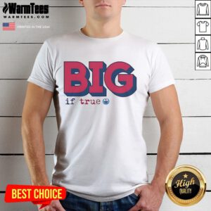 Good Big If True Not Gaetti logo T-shirt featuring a stylish design for fans of unique graphic apparel.