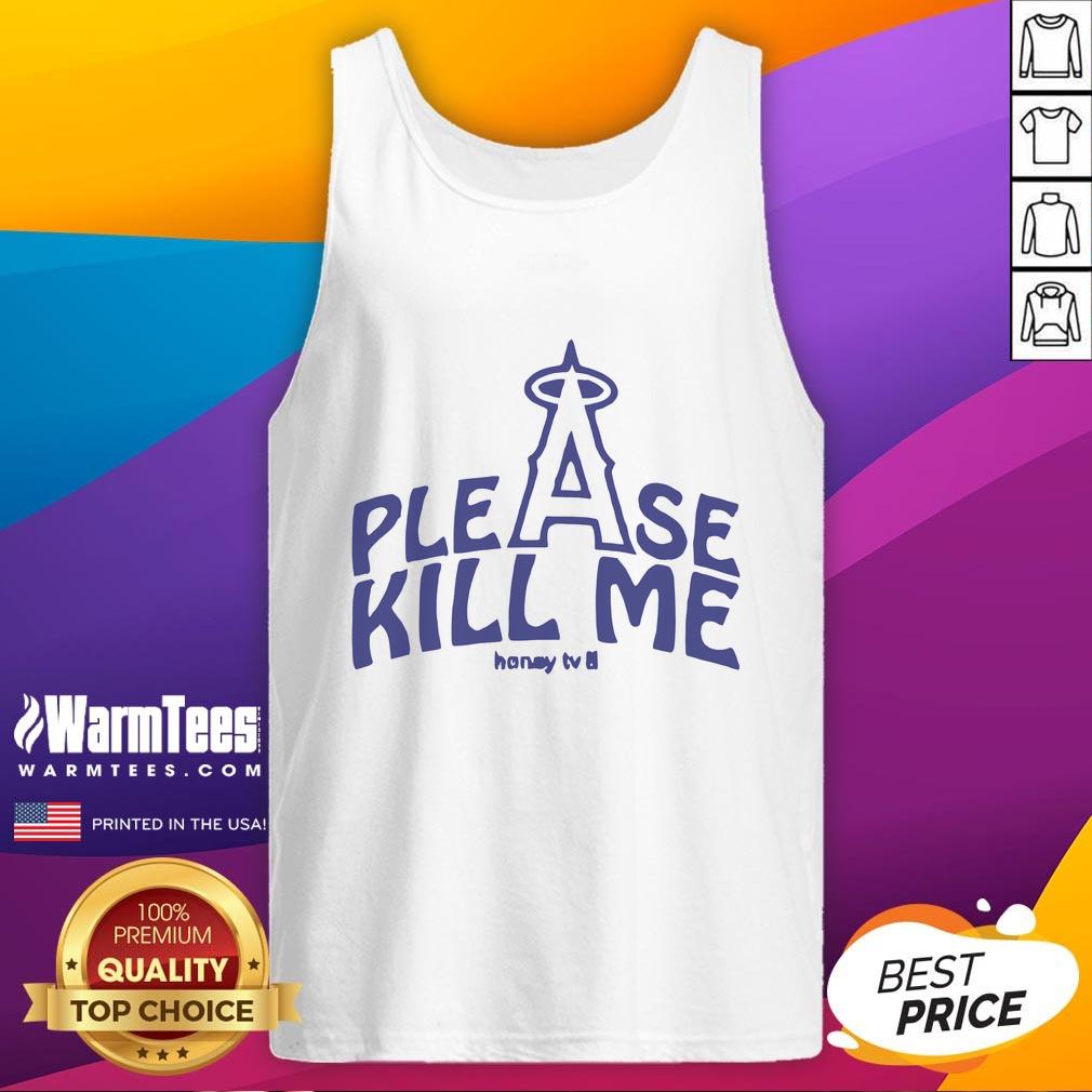 Good Please Kill Me Los Angeles Angels tank top featuring bold graphics and a stylish design perfect for fans.