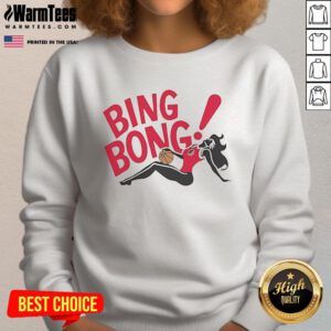 Alt Text: Good Portland Trail Blazers Bing Bong Girl Sweatshirt featuring vibrant design and cozy fit for fans.