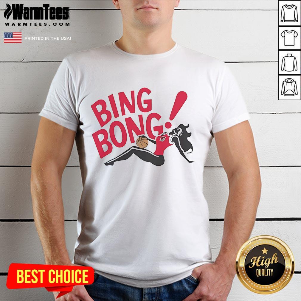 Good Portland Trail Blazers Bing Bong Girl T-Shirt featuring vibrant graphics and trendy design for fans.
