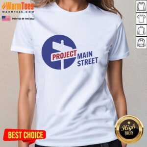 Good Project Main Street Ladies Tee featuring a stylish design and comfortable fit for everyday wear.