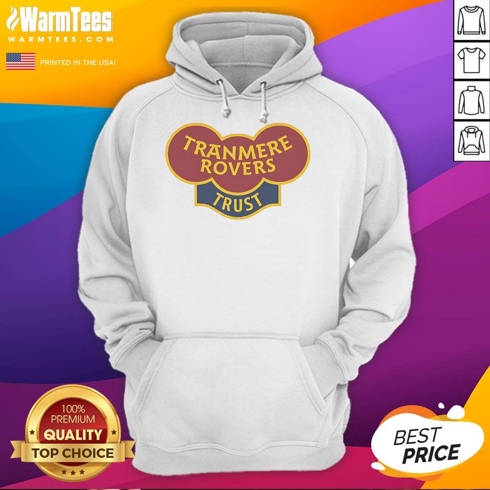 Good Tranmere Rovers Trust hoodie featuring the club logo, perfect for fans supporting Tranmere Rovers.