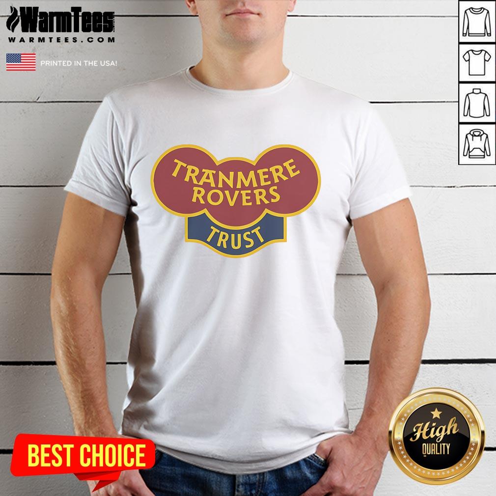 Alt Text: Good Tranmere Rovers Trust T-Shirt featuring the club logo and vibrant design, perfect for fans of Tranmere Rovers.