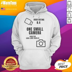Happy One Small Camera Film Hoodie featuring a vibrant design, perfect for photography enthusiasts and casual wear.