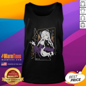 Alt Text: Hot Angora Zailia Cosmic Stardust Vtuber tank top featuring a vibrant cosmic design and stylish cut for fans.