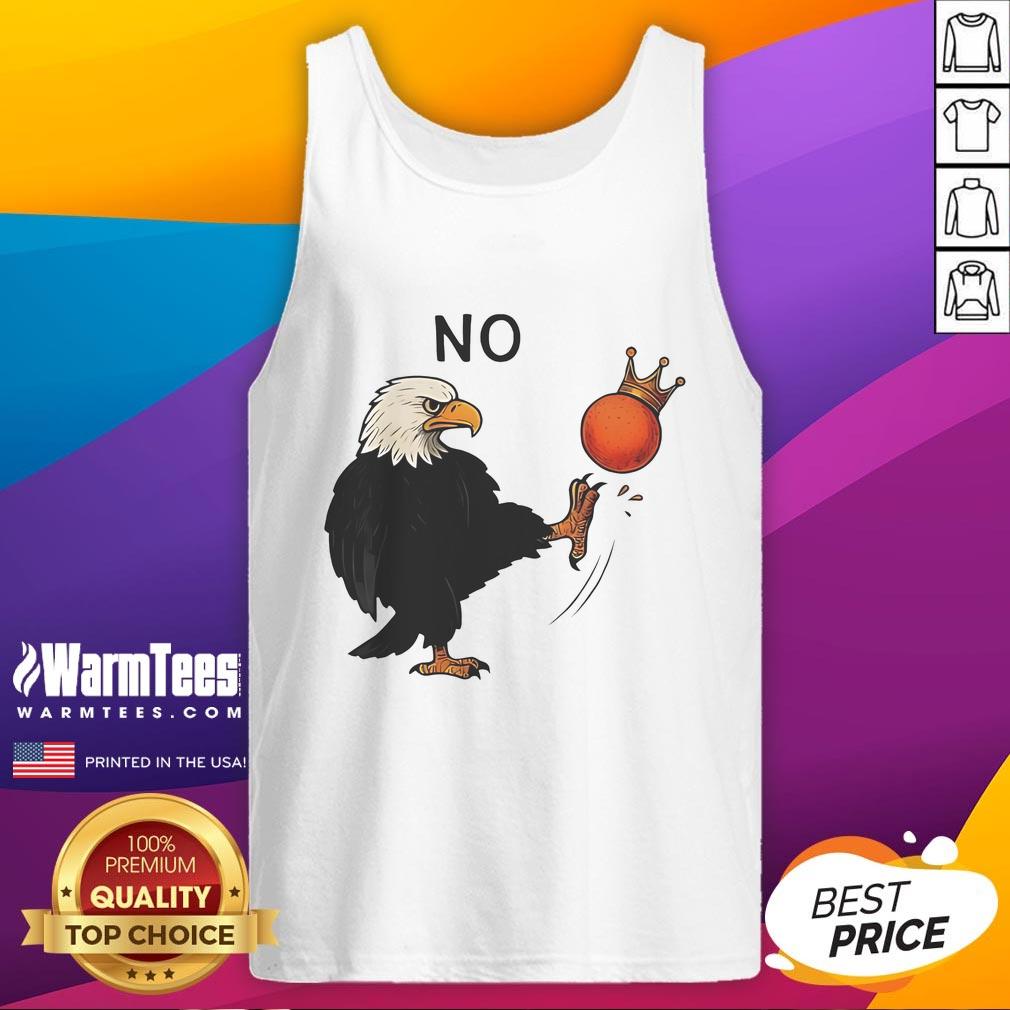 Hot Eagle No Kings Trump Tank Top featuring a bold eagle design and political theme for a stylish summer look.
