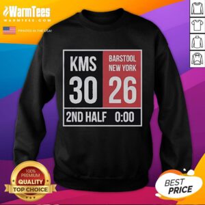 Hot Kirk Comeback KMS 30 Barstool New York 26 2nd Half Sweatshirt, featuring a stylish design perfect for fans.