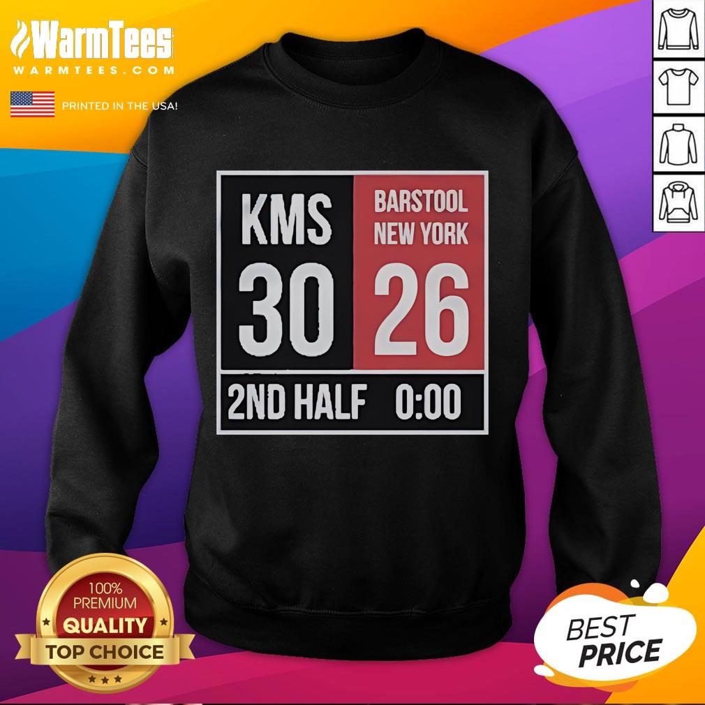 Hot Kirk Comeback KMS 30 Barstool New York 26 2nd Half Sweatshirt, featuring a stylish design perfect for fans.