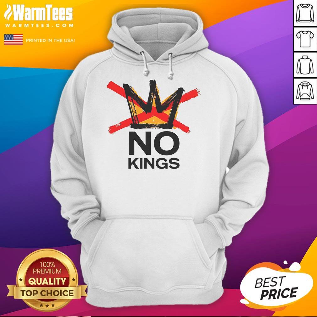 Nice Anti-Establishment No Kings Hoodie featuring bold graphic design, perfect for rebel fashion enthusiasts.